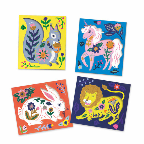 Djeco -  Artistic Beads - Flowers and Fur Djeco -  Artistic Beads - Flowers and Fur