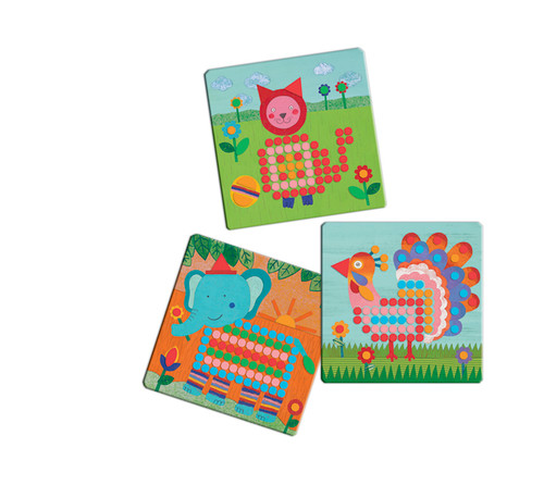 Djeco - Animo Mosaico Peg Board Djeco - Animo Mosaico Peg Board