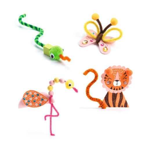 Djeco - Jungle Animal Creation Box Djeco - Jungle Animal Creation Box