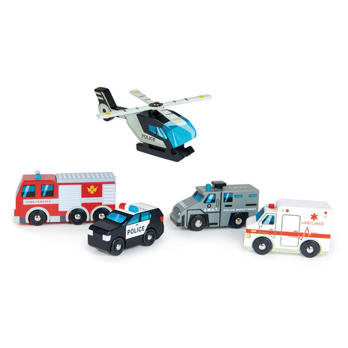 Tender Leaf Toys -  Emergency Vehicles