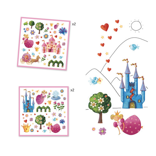 Djeco - Princess Marguerite Stickers Djeco - Princess Marguerite Stickers