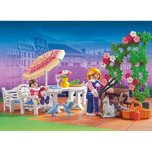 Playmobil 70206 Dollhouse Family Kitchen, Fun Imaginative Role