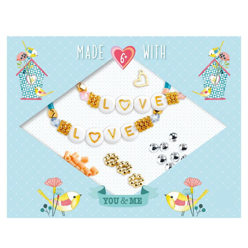 Djeco - You & Me - Letter Threading Beads Set Djeco - You & Me - Letter Threading Beads Set