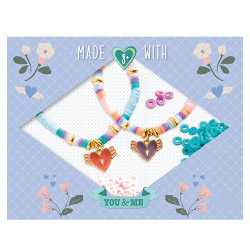 Djeco - You & Me - Heishi Hearts Beads Set Djeco - You & Me - Heishi Hearts Beads Set