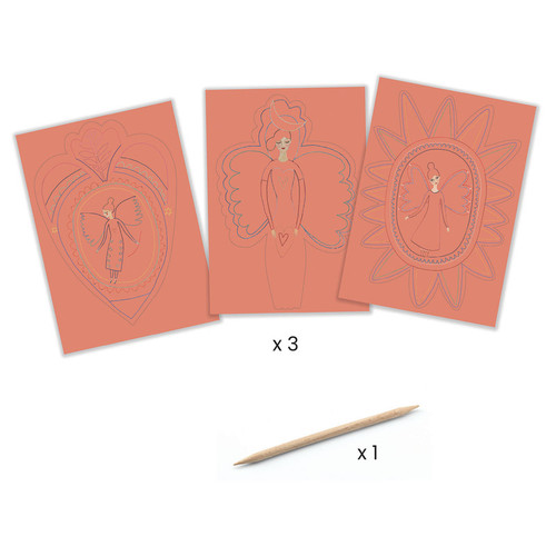 Djeco - Angel Scratch Cards Djeco - Angel Scratch Cards