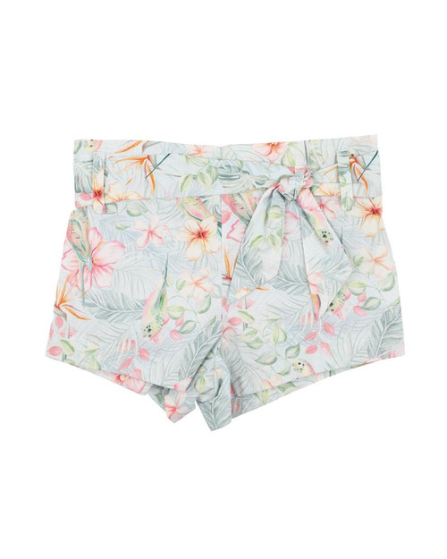 Fox & Finch - Budgie Blue Floral Shorts