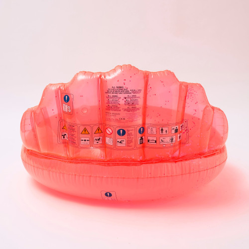 Sunnylife - Luxe Pool Ring Shell - Neon Coral Sunnylife - Luxe Pool Ring Shell - Neon Coral