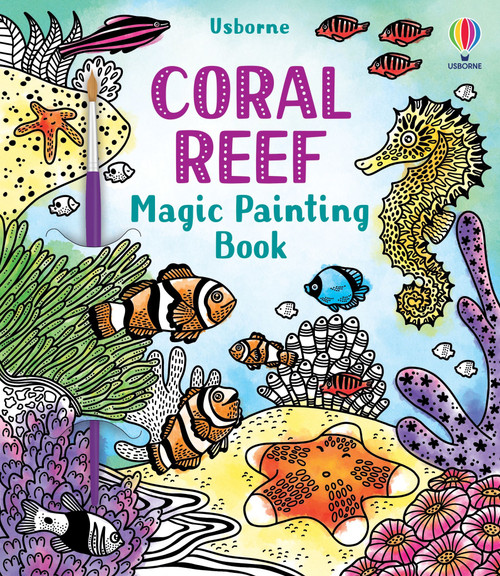 Usborne - Coral Reef Magic Painting Book