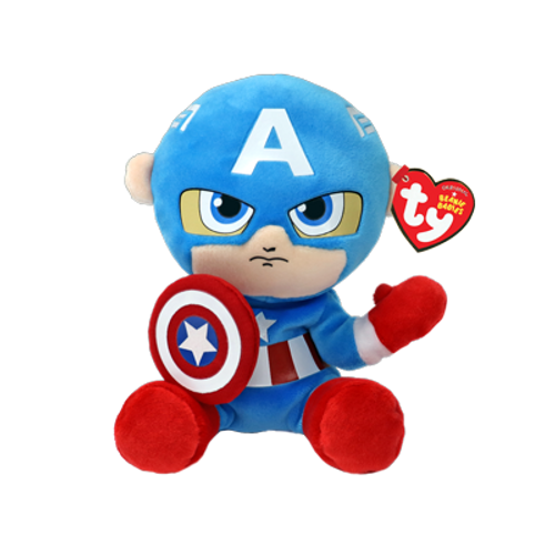 Ty Soft Beanie Babies Regular - Captain America