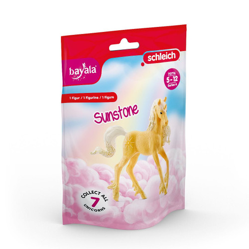 Schleich Bayala - Collectible Crystal Unicorn - Sunstone 70776 Schleich Bayala - Collectible Crystal Unicorn - Sunstone 70776