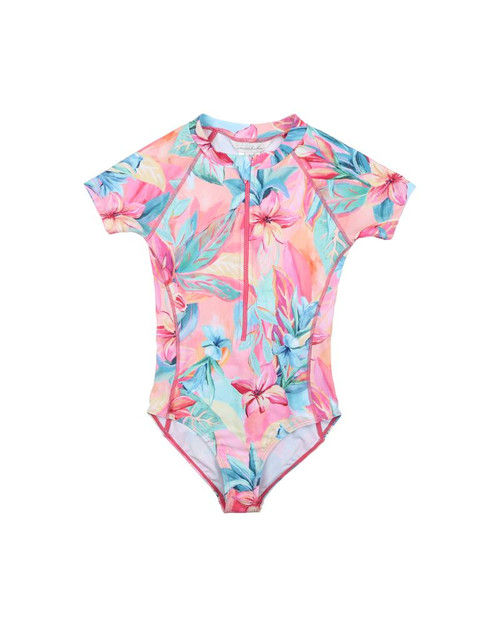 Minihaha - Bree Short Sleeve Sunsuit (sizes 8-12)