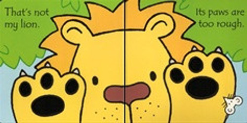 Usborne - That's Not My Lion... Touchy-Feely Book  (Blue)**Slightly damaged cover **