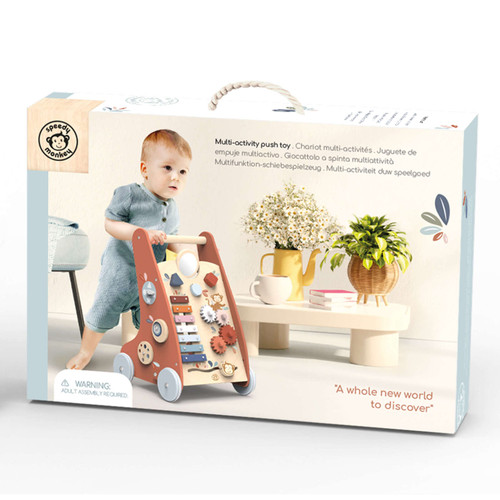 Speedy Monkey - Multi Activity Push Toy - Activity Walker Speedy Monkey - Multi Activity Push Toy - Activity Walker