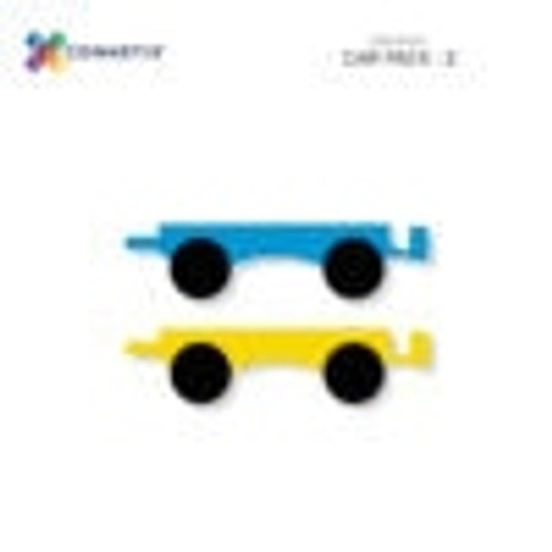 Connetix - Rainbow Car Pack 2pc Connetix - Rainbow Car Pack 2pc
