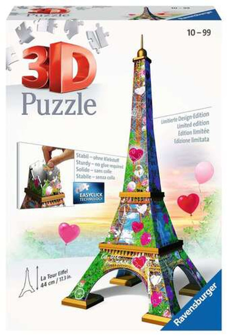 Ravensburger 216pc -  Eiffel Tower Love Edition 3D Puzzle