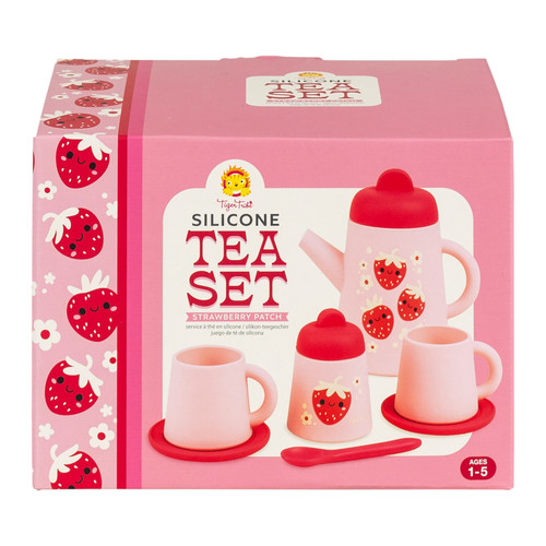 Tiger Tribe - Silicone Tea Set - Strawberry Patch