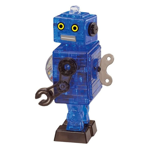 Crystal Puzzle 3D - Blue Tin Robot 39 piece