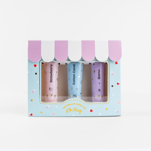 Oh Flossy - Natural Lip Gloss Set - 3 pack Oh Flossy - Natural Lip Gloss Set - 3 pack