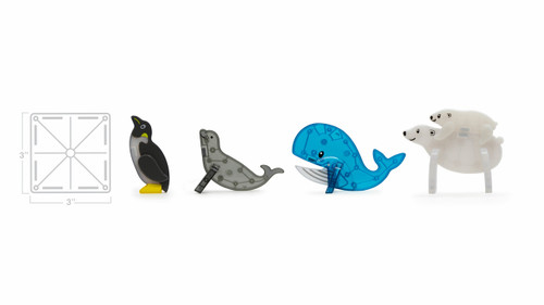 MAGNA-TILES - Arctic Animals - 25 Piece Set