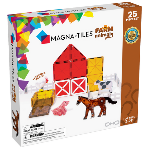 MAGNA-TILES - Farm Animals - 25 Piece Set