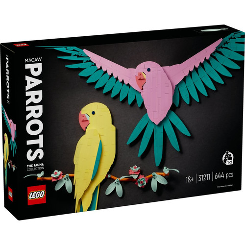 LEGO® Art - The Fauna Collection – Macaw Parrots 31211