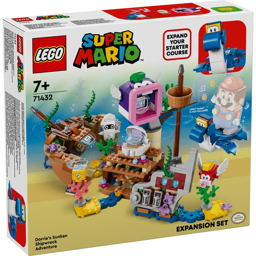 LEGO® Super Mario™ - Dorrie's Sunken Shipwreck Adventure Expansion Set 71432