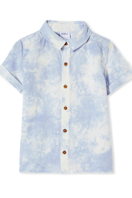 Tie Dye Linen Shirt