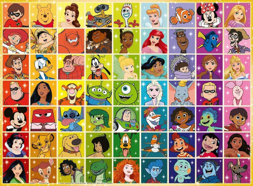 Ravensburger 100pc - Disney Colour Palette Puzzle Ravensburger 100pc - Disney Colour Palette Puzzle