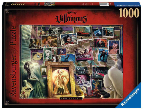 Ravensburger 1000pc - Disney Villainous  Cruella Deville Puzzle