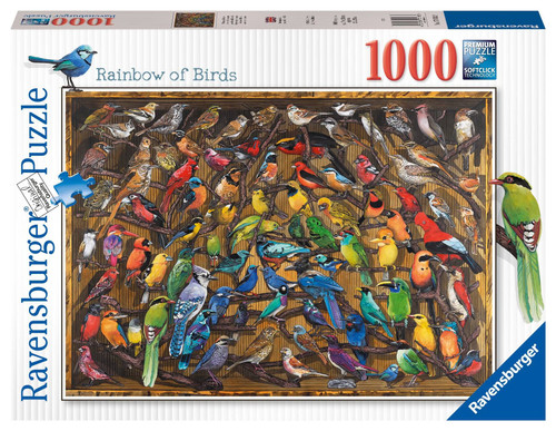 Ravensburger 1000pc - Rainbow of Birds Puzzle