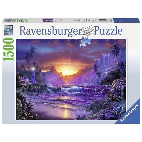 Ravensburger 1500pc - Sunrise In Paradise Puzzle **Minor Box Damage**