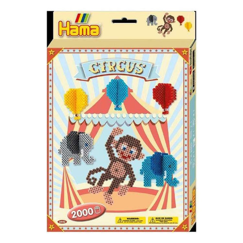 Hama Beads - Small Gift Box - Circus