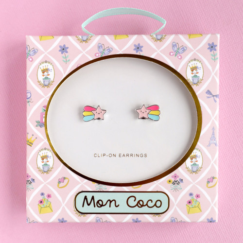 Mon Coco - Shooting Star Clip-On Earrings