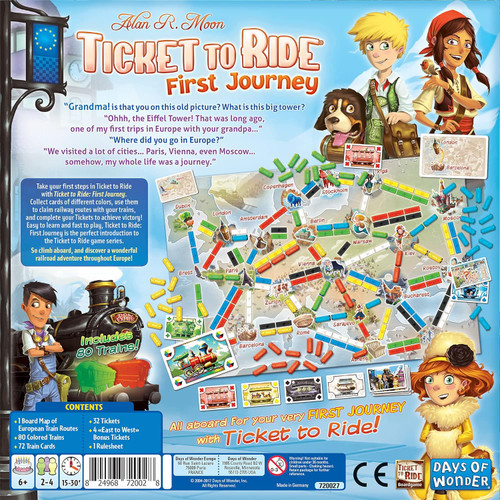 Ticket to Ride Europe -  First Journey