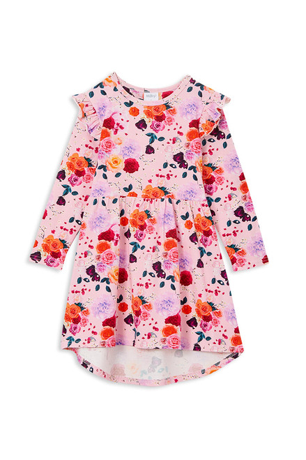 Milky - Rose Garden Hi Lo Dress (sizes 2-7)