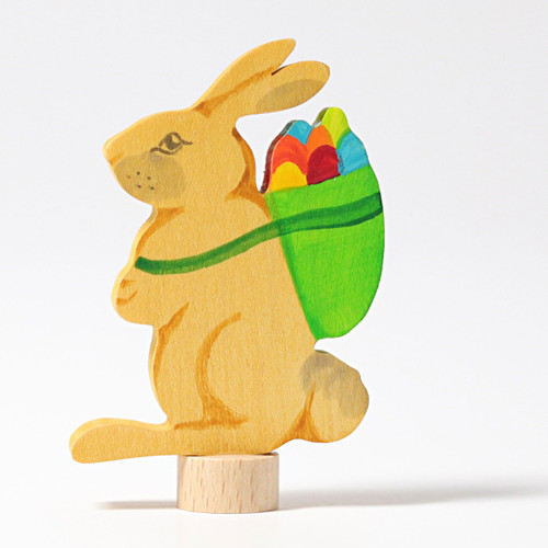 Grimm’s Decorative Figure - Rabbit with Basket