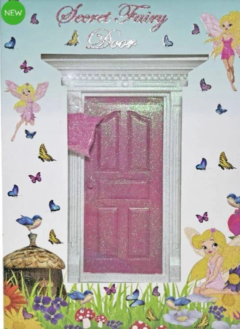 Cotton Candy - Pink Glitter Secret Fairy Door Cotton Candy - Pink Glitter Secret Fairy Door