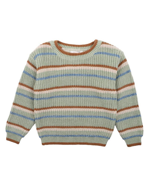 Fox & Finch - Bug Stripe Knitted Jumper (sizes 3-7)