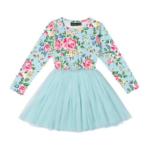 Rock Your Baby - Blue Garden Circus Dress (sizes 8-10)