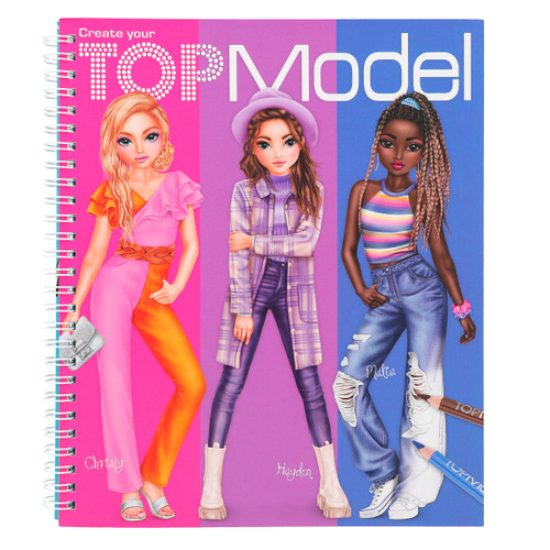 Top model - Create Your Top Model Colouring Book