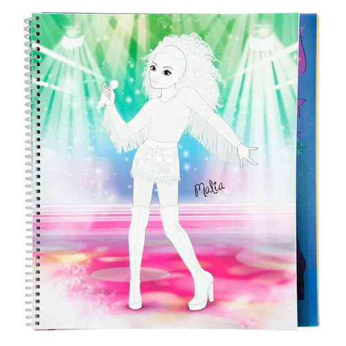 TOPModel -  Popstar Colouring Book