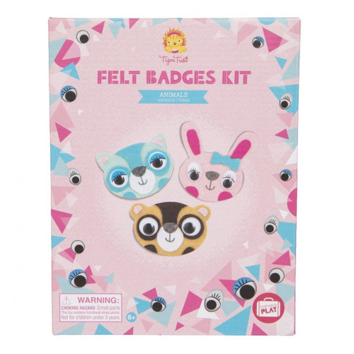 Tiger Tribe - Felt Badges Kit **Damaged Packaging**