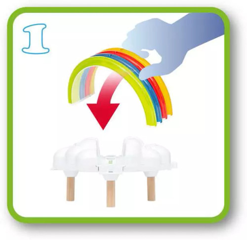 Brio - My First Railway Light Up Rainbow Set 11 Pieces Brio - My First Railway Light Up Rainbow Set 11 Pieces