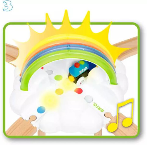 Brio - My First Railway Light Up Rainbow Set 11 Pieces Brio - My First Railway Light Up Rainbow Set 11 Pieces