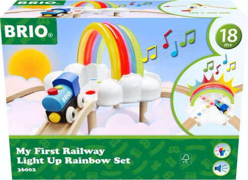 Brio - My First Railway Light Up Rainbow Set 11 Pieces