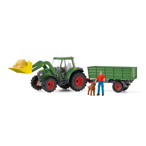 Schleich Farm Life - Tractor with Trailer 42608
