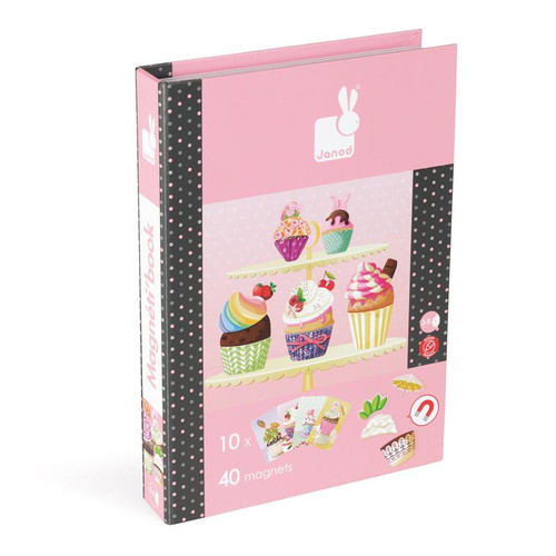 Janod - Cupcakes Magnetibook