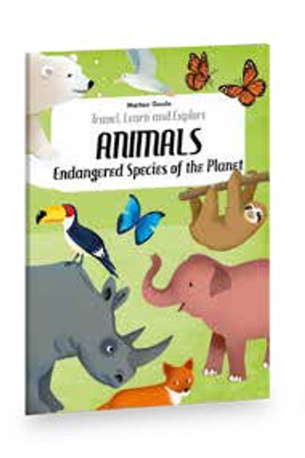 Sassi Travel, Learn and Explore - Puzzle and Book Set - Endangered Animals, 205 pcs Sassi Travel, Learn and Explore - Puzzle and Book Set - Endangered Animals, 205 pcs