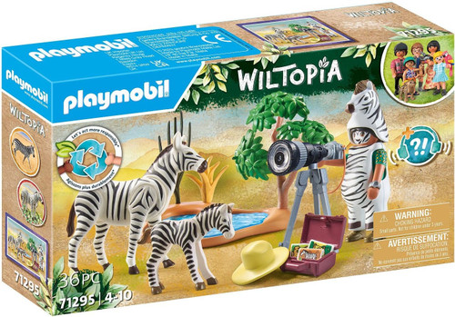 Playmobil Wiltopia -  Photographer with Zebra 71295