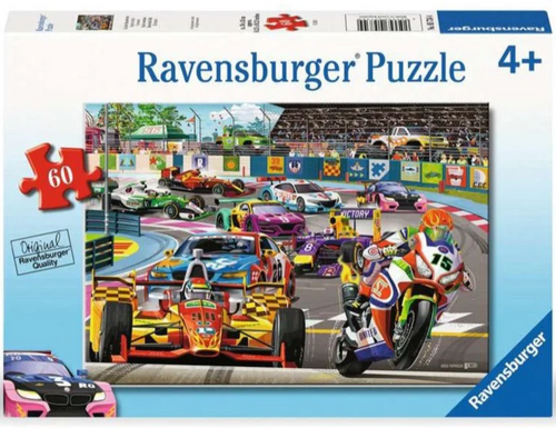 Ravensburger 60pc - Racetrack Rally Puzzle